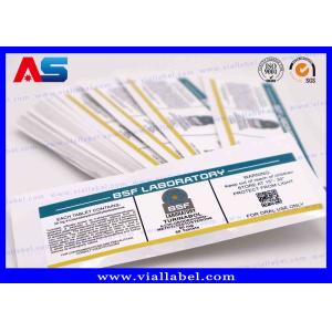 China Custom Pharmaceutical Capsule Bottle Label Printing , Bottle Labeling With Free Design Service factory