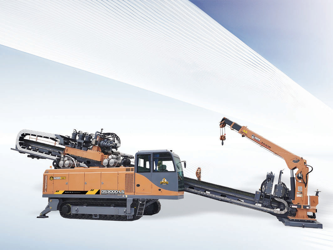 GS3000-LS horizontal directional drilling machine, 300ton horizontal directional drilling machine, 300ton hdd machine, 300ton hdd rig, goodeng hdd