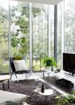OEM 1.4mm Horizontal Fixed Floor Aluminium Alloy Windows
