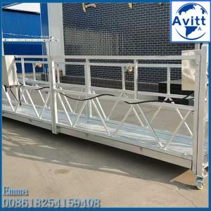 China Load 800kg Suspended Platform ZLP800 a Facade Cradle with and without Counterbalance factory