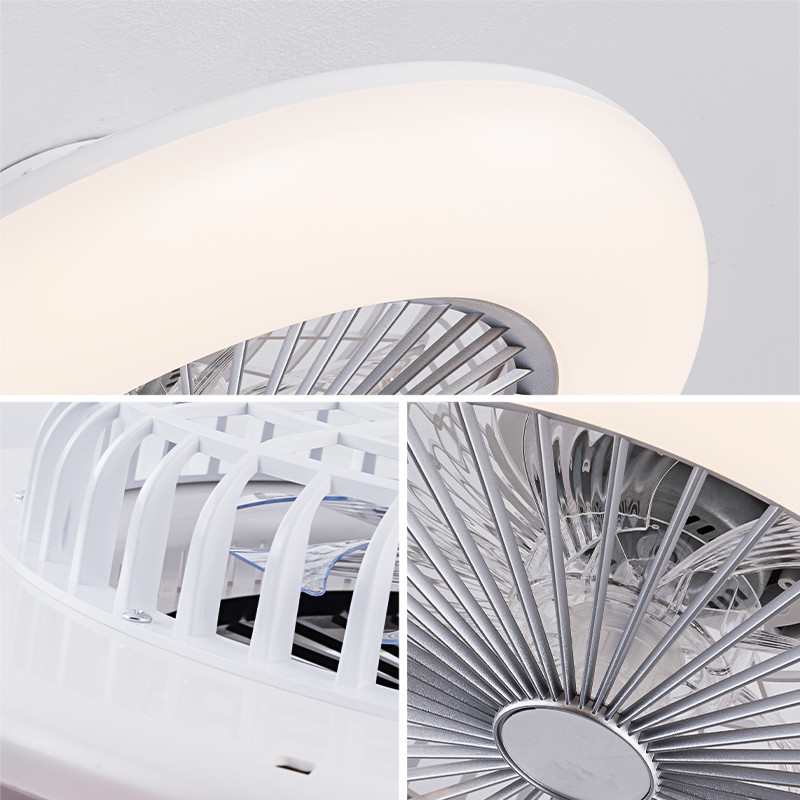 Minimalist Style Fresh and Natural Style Can Be Paired with Any Scene Household Universal Bright LED Ceiling Fan