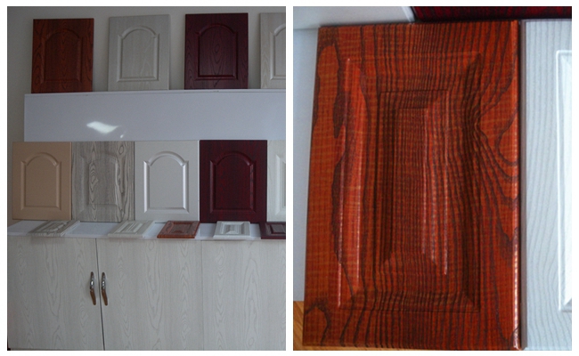 Fireproof 0.50mm PVC Decorative Foil For Furniture Cabinet Door Wall