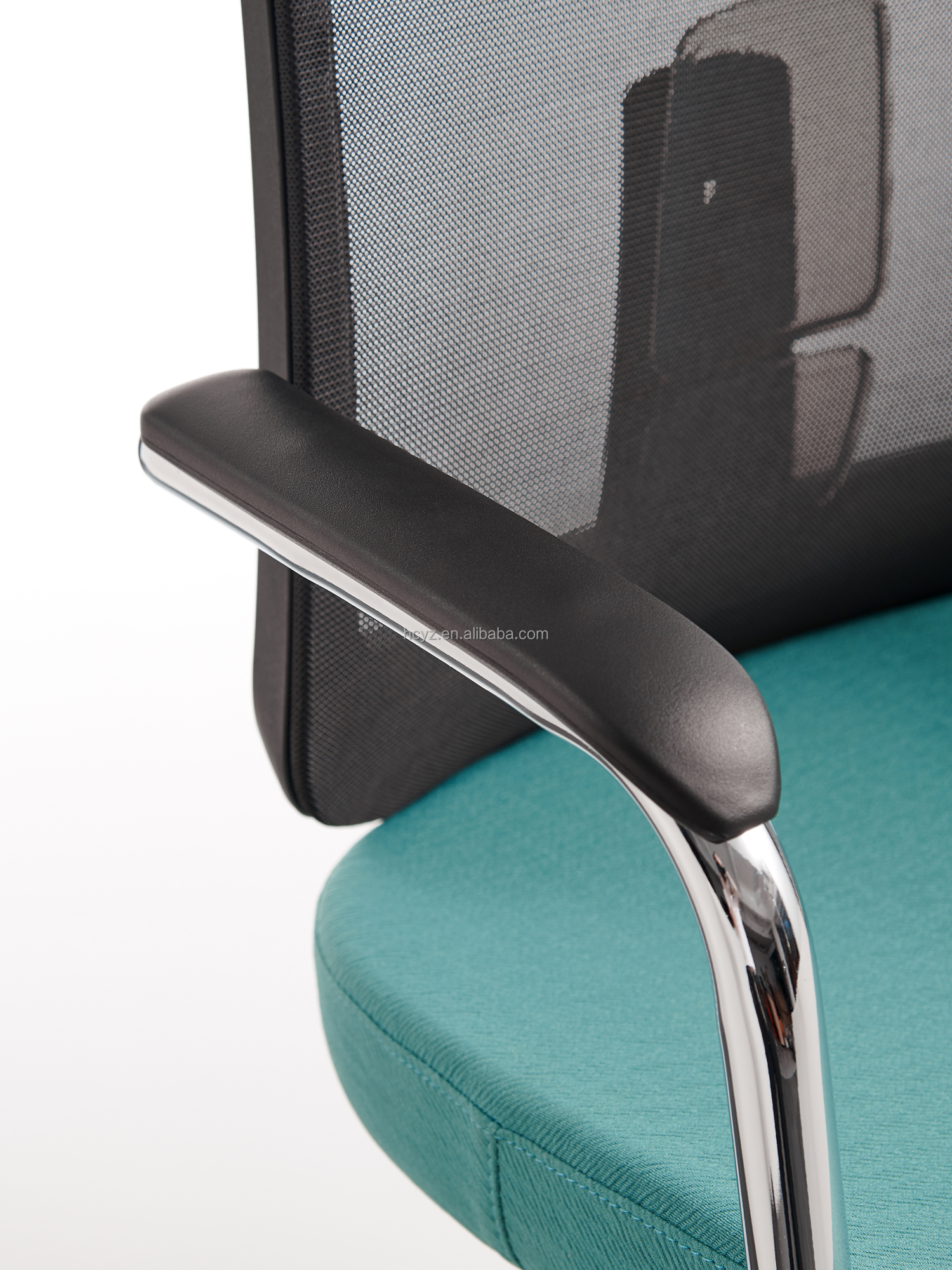 Mid Back Staff Office Chairs Mesh Conference Room Chair with Metal Foot and Free Shipping