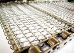 Chain Edge Stainless Steel Wire Mesh Conveyor Belt 20-100m Length Anti Acid