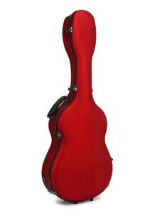 China Matte Red Fiberglass Classical Guitar Rack Case Break Resistance factory