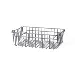Iron Bedroom Organizer Wire Basket Storage Rack For Kitchen Bathroom