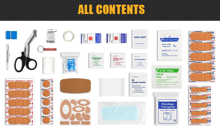Bs8599-1 Surf Remote Travel First Aid Kit Essentials Bag Waterproof Medications 12x10x4.5cm