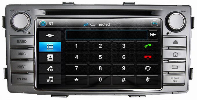 Ouchuangbo Car DVD Nav Audio Radio Player for Toyota Hilux 2012 USB iPod GPS System OCB-6230A