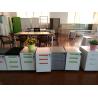 Buy cheap Mobile pedestal cabinet FYD-H001 with cushion,white color/3 section slideway from wholesalers
