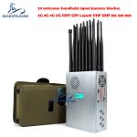America Mobile Phone Signal Jammer 20m Radius For 5G 600mhz 3700mhz 2.4G 5.2G 5