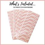 7.75" Christmas Holiday Gift Paper Party Straws