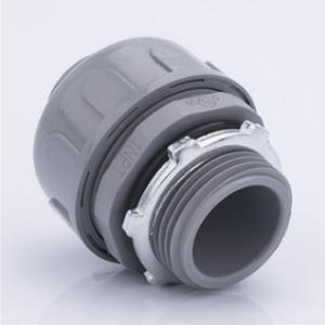 China PVC Straight Nonmetallic Flex Conduit Fittings Liquid Tight Connectors CUL Approval factory