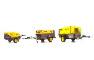 China 12 bar 10 m³ / Min Capacity Portable Air Compressor Atlas Copco XAHS166C Cummins diesel Optimal size factory