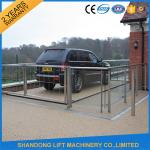 Safety Stationary Hydraulic Scissor Car Lift for Home Garage Car Parking 3.3M