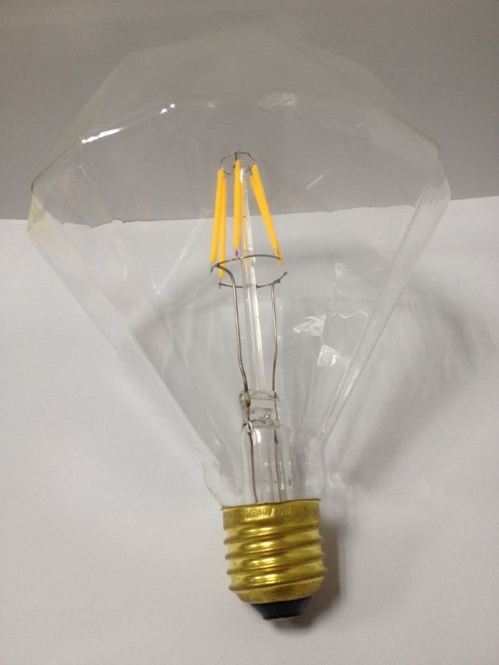 Antique design E27 E26 LED bulb light decorations lighting led globe lamp crystal glass cover