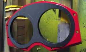 China High Efficiency Putzmeister Wear Plate Concrete Pump Spares For Construction Works factory