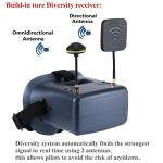 008D 4.3Inch FPV Accessories Digital DVR Diversity Goggles Dual Antenna 2000mAh