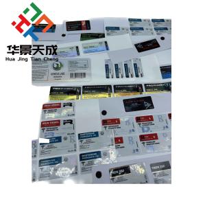 China White Single Side Printing 10ml Vial Labels for Vials and Packing factory