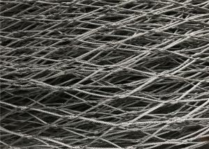 China Diamond Stainless Steel Aviary Wire Netting Zoo Flexible Rope Mesh factory