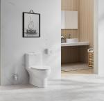 Soft Closed One Piece Toilets Siphonic Flushing 720×374×727mm