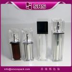 2015 new style airless pump bottle for skin care cream ,empty clear acrylic