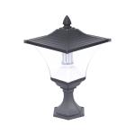 Die Cast Aluminium 30W Solar Pillar Light Garage Fence Decoration post lamp