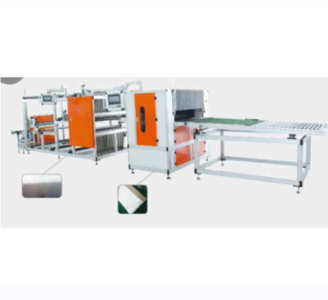 50Hz Filter Paper Pleating Machine 10pleats/min - 20pleats/min HEPA Filter Making Machine