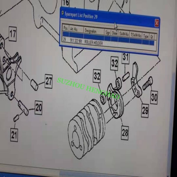 911322991 Roller Holder, Picking Cam Pu P7100 For Sulzer Projectile Loom