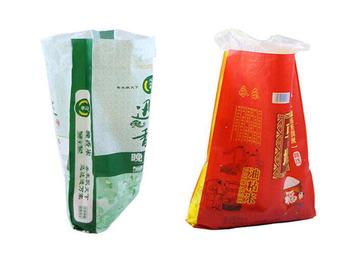 Eco Friendly BOPP Laminated PP Woven Bags Cement Sack With Top Hemming
