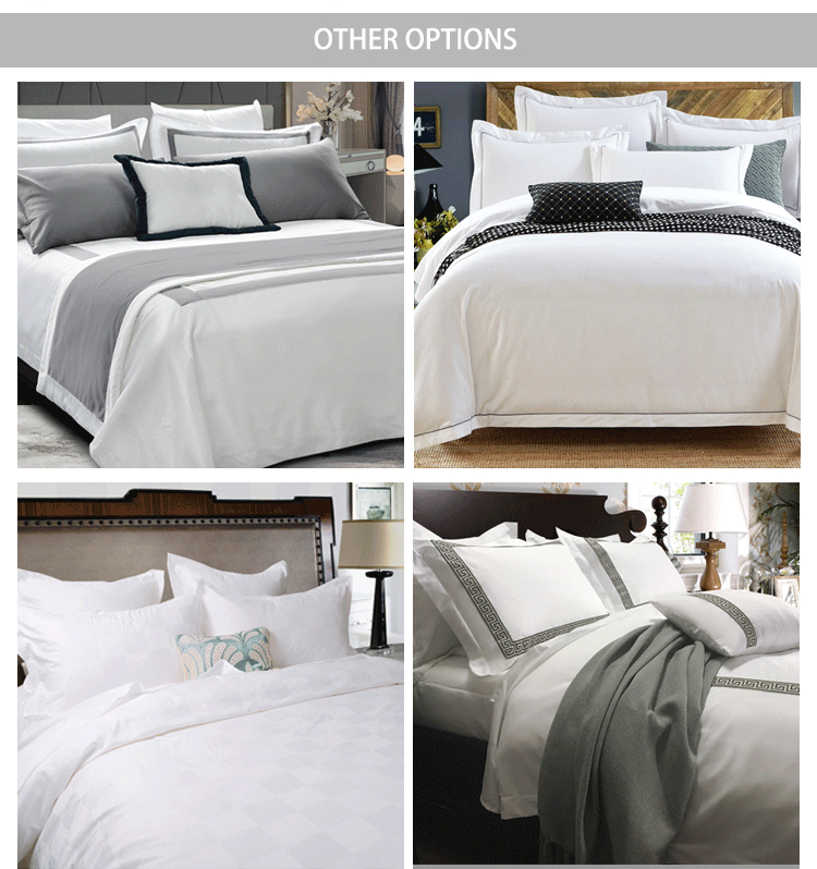 Hotel Bed Linen Set and Towels Enhance Your Guests' Stay with Embroidered Comfort