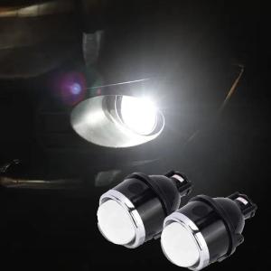China White Color Exterior Projector 3 Inch Round LED Fog Lights LED Lamp For Car Accessories factory