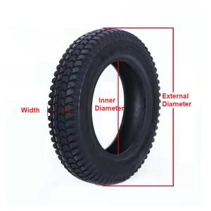 China Tear Resistance 916mm Solid Tyre Electric Forklift Parts factory