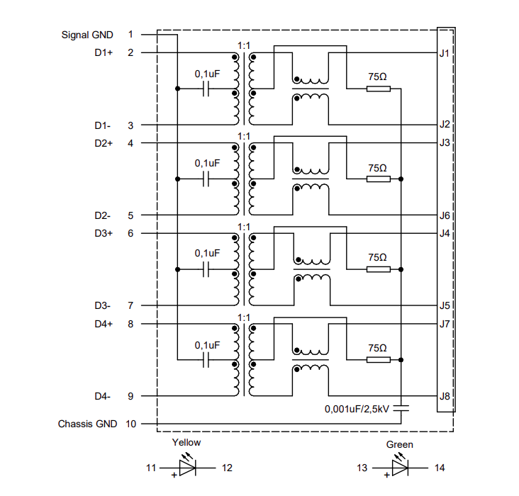 7498111124 THR RJ45 