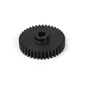 China CNC Machined Steel Gear Blackened Custom Aerospace Components factory