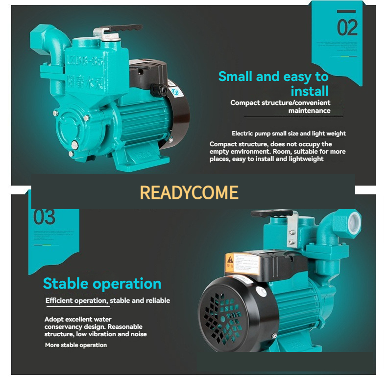 Household Cast Iron Water Supply Booster Pump for Home Pipeline