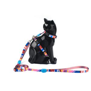 China Adjustable Escape Proof Cat Lead And Harness Soft Breathable factory