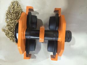 China Safety Manual Geared Push Trolley Hoist 0.5T - 30T For Wharf Use factory