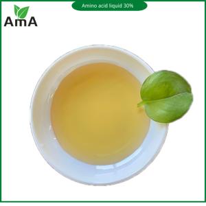 China Organic Amino Acid Liquid Fertilizer Vegetable source Amino Acid Clear Yellow Liquid 30% factory