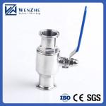 1''-8'' Standard Stainless Steel Ss 304 316 Sanitary Tri-Clamp Ball Valve with