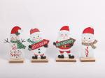 Metal Christmas Ornaments Indoor Decorations Durable Iron Handicrafts Support