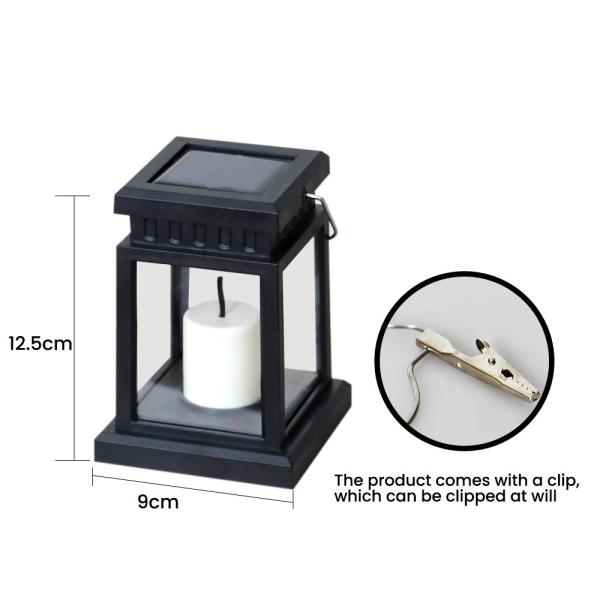 Balcony Solar LED Garden Lights Outdoor Decorative Candle Lighting