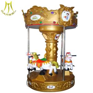 China Hansel family amusement electric arcade carousel horse for mall factory