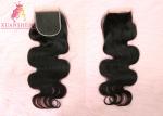 Virgin Cuticle Aligned Hair Body Wave 4x4 Inches Swiss Lace Human Closures