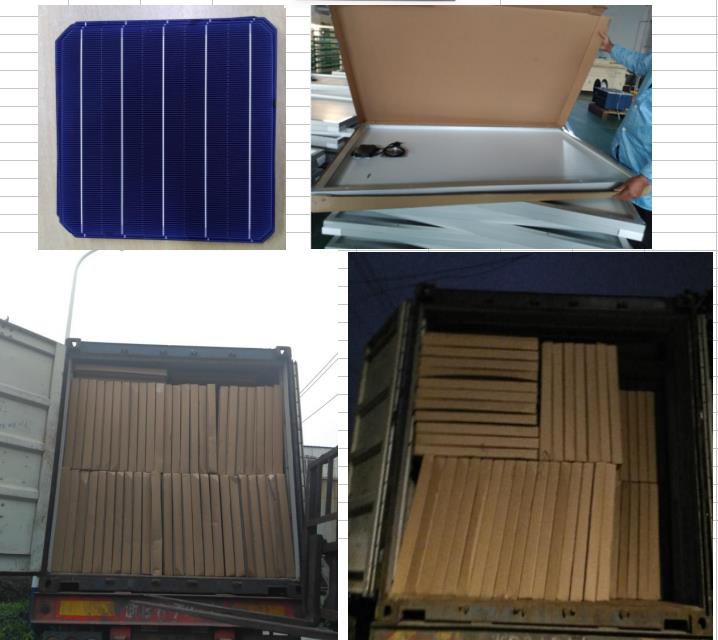 Anti Aging Monocrystalline Silicon Solar Panels IP67 Rated With Junction Box