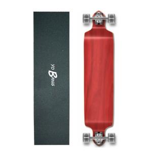 China 2022 New 40inch Longboard Deck Skateboard With Clear Wheel Polishing Trucks factory