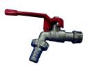 Brass Lead Free Plumbing Valves Washing Machine Taps With Aluminum Lock Handle