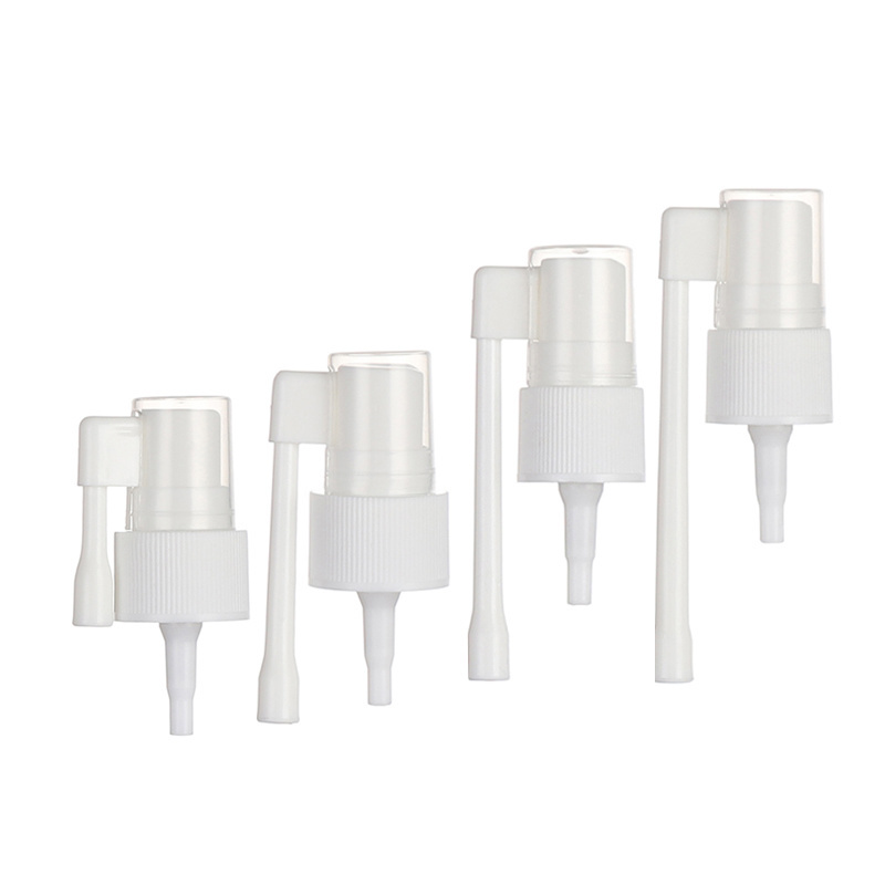 18mm Plastic Medical Nasal Spray Pump Long Nozzle Fine Mist Sprayer for Plastic Bottle