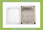 Clear Lid Black Base Plastic Screws IP66 Plastic Watertight Junction Seal Box
