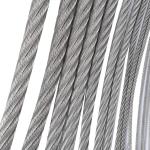 1/32''-1/4'' AISI 1X37 Stainless Steel Wire Rope for Sports Equipment
