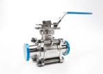Industrial Hygienic Cavity Filled Ball Valve For Pharmaceutical And Biotechnolog